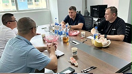 佳金源|欧洲客户来我厂考察和洽谈锡膏项目合作事宜