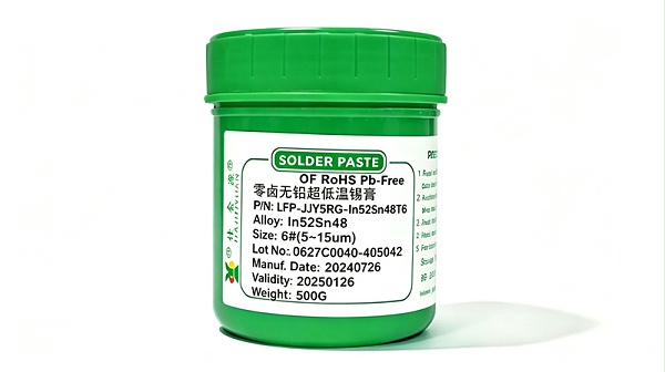 LFP-5RG-In52Sn48 零卤无铅超低温锡膏